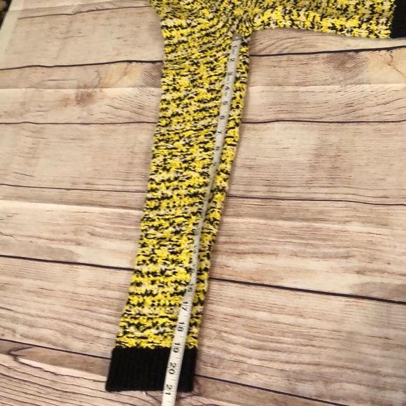 rag & bone yellow and black sweater. Size large. - Picture 6 of 9